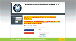 Desktop Screenshot of members.wildwoodpool.com